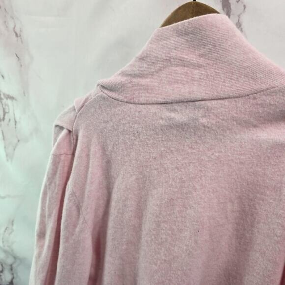 & Other Stories Sweater Women Medium Pink Tie Neck Merino Wool Balloon - Picture 7 of 11